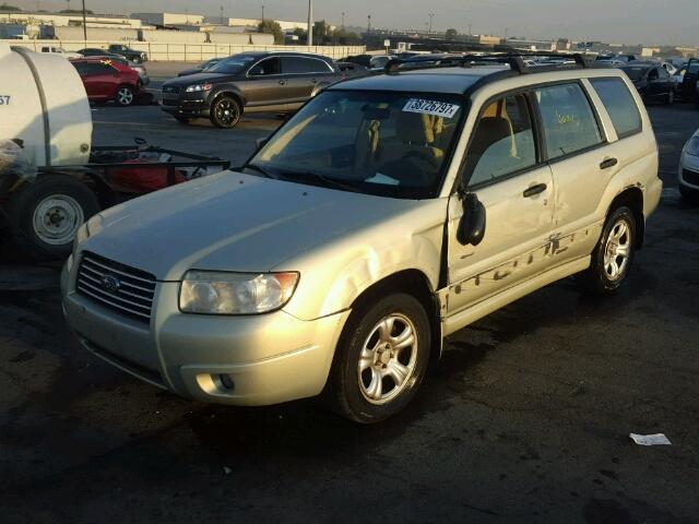 JF1SG63606H734371 - 2006 SUBARU FORESTER SILVER photo 2