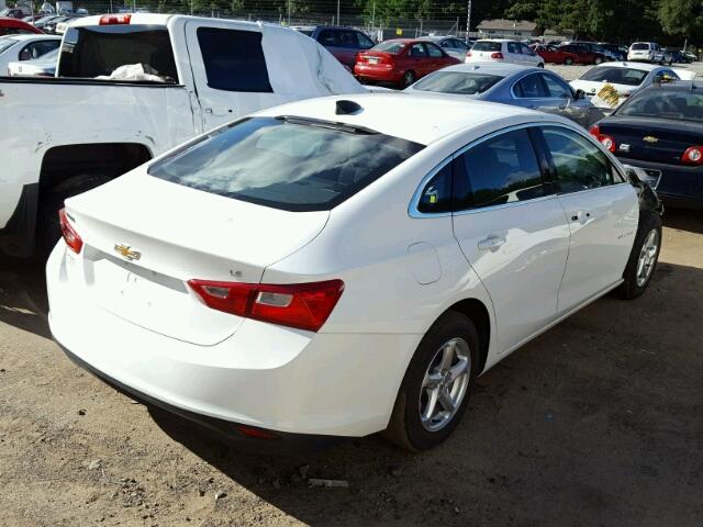 1G1ZB5ST8GF216927 - 2016 CHEVROLET MALIBU WHITE photo 4