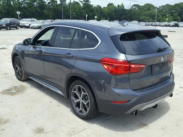 WBXHT3C32G5E56554 - 2016 BMW X1 XDRIVE2 Сұр фото 3