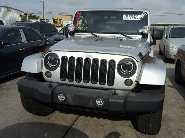 1J4FA54147L149909 - 2007 JEEP WRANGLER S 银色 照片 9