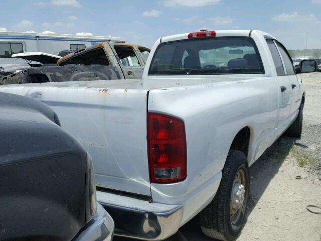 3D7KR28D35G784538 - 2005 DODGE RAM 2500 S Սպիտակ լուսանկար 4