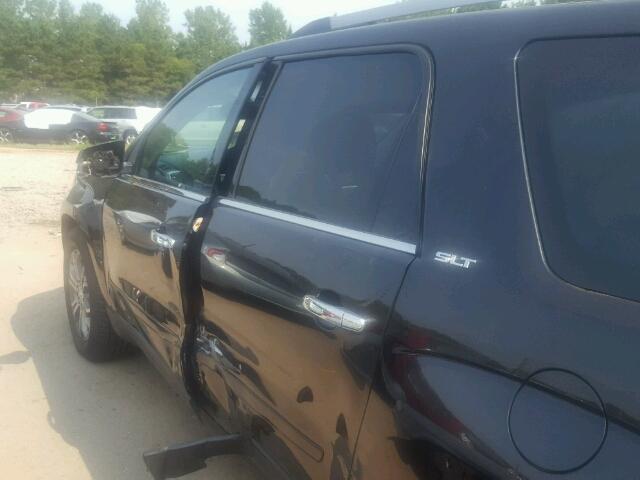 1GKKVRKD5DJ255133 - 2013 GMC ACADIA SLT შავი ფოტო 9