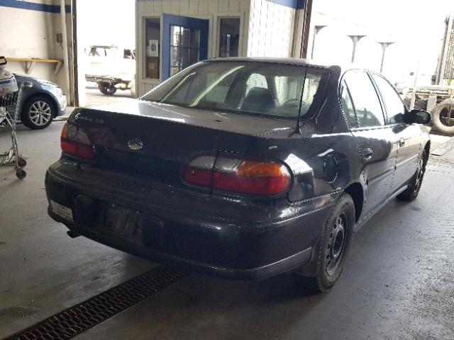 1G1NE52M8X6184320 - 1999 CHEVROLET MALIBU LS BLACK photo 4