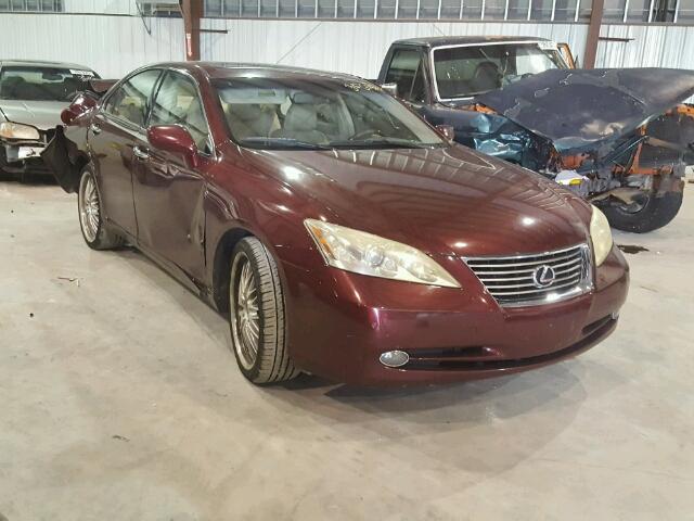 JTHBJ46GX82258042 - 2008 LEXUS ES 350 MAROON photo 1