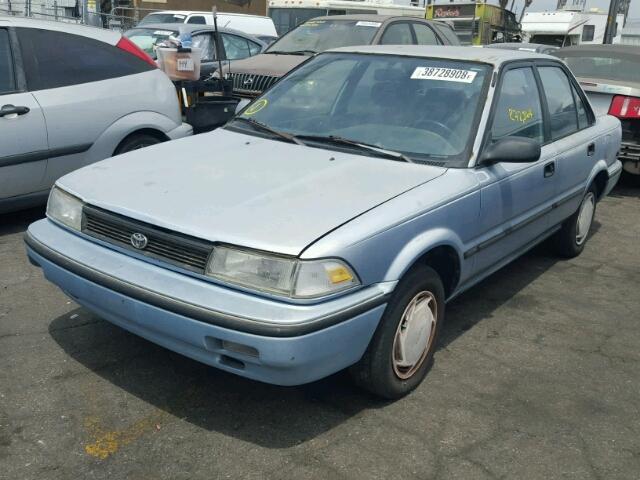 1NXAE97A3NZ333877 - 1992 TOYOTA COROLLA LE BLUE photo 2