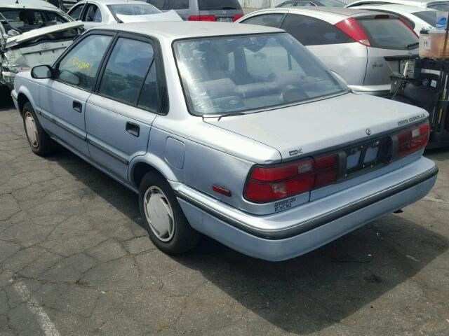 1NXAE97A3NZ333877 - 1992 TOYOTA COROLLA LE BLUE photo 3