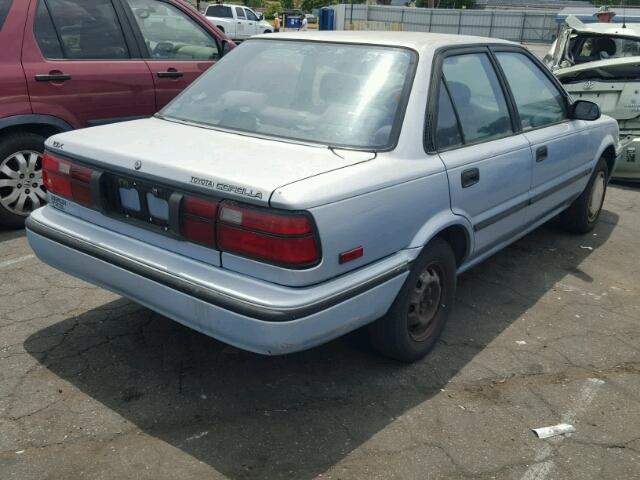 1NXAE97A3NZ333877 - 1992 TOYOTA COROLLA LE BLUE photo 4