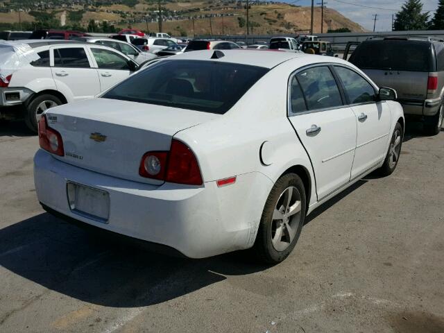 1G1ZC5E09CF383421 - 2012 CHEVROLET MALIBU 1LT WHITE photo 4