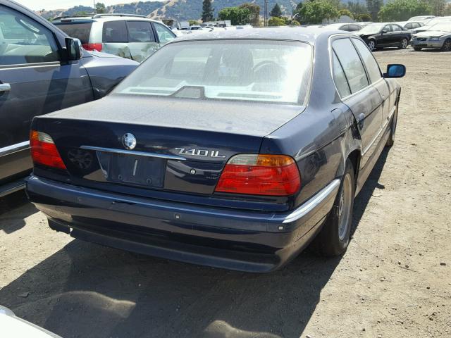 WBAGH8335XDP05906 - 1999 BMW 740 IL BLUE photo 4