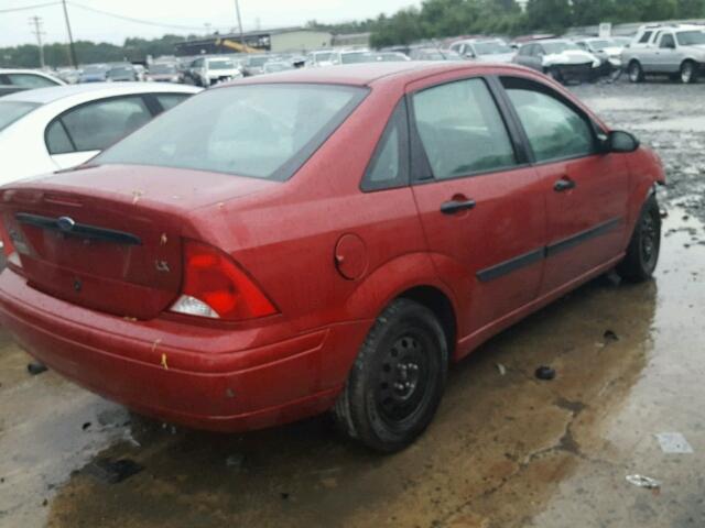 1FAFP33P3YW391143 - 2000 FORD FOCUS LX RED photo 4