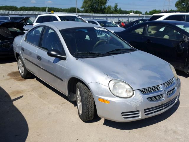 1B3ES26C03D219276 - 2003 DODGE NEON SE GRAY photo 1