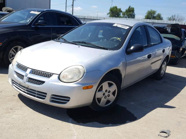 1B3ES26C03D219276 - 2003 DODGE NEON SE GRAY photo 2