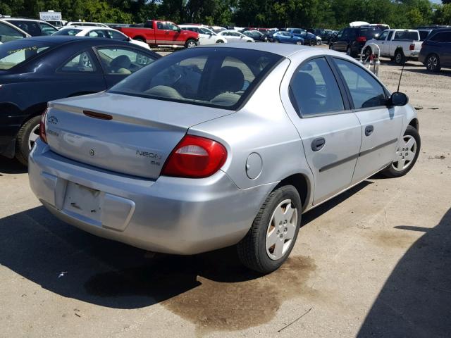 1B3ES26C03D219276 - 2003 DODGE NEON SE GRAY photo 4