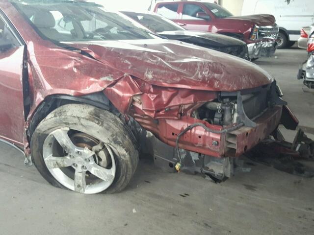 1G2ZG57B794167568 - 2009 PONTIAC G6 MAROON photo 9