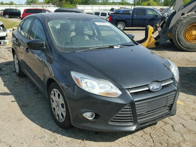 1FAHP3F27CL131556 - 2012 FORD FOCUS SE BLACK photo 1