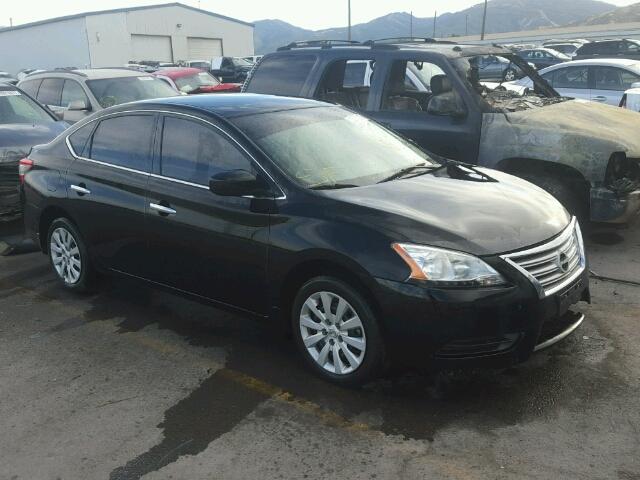 3N1AB7AP8FY259498 - 2015 NISSAN SENTRA S BLACK photo 1