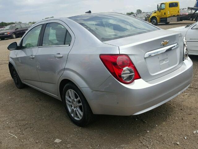 1G1JC5SH8C4159284 - 2012 CHEVROLET SONIC LT SILVER photo 3