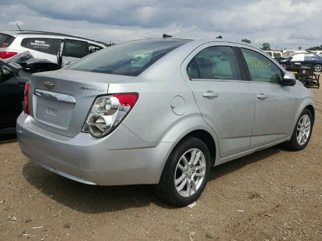 1G1JC5SH8C4159284 - 2012 CHEVROLET SONIC LT SILVER photo 4