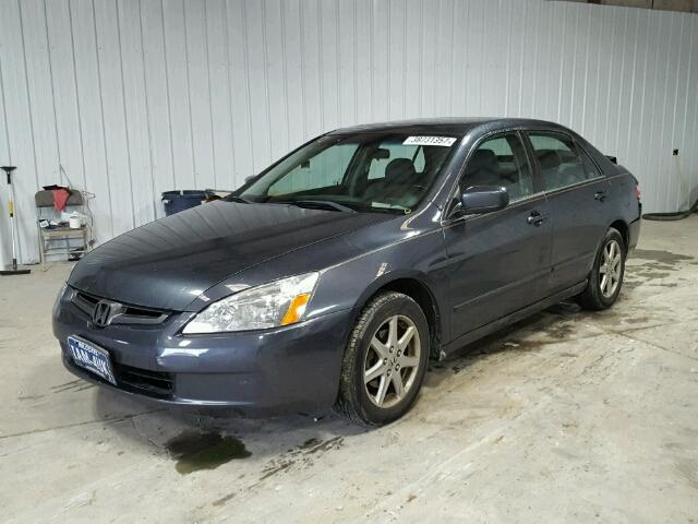 1HGCM66523A043102 - 2003 HONDA ACCORD EX BLUE photo 2