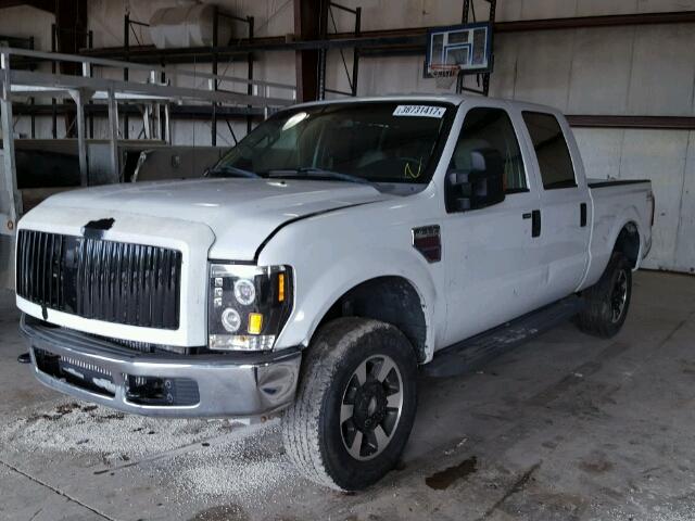 1FTWW31RX8EA93079 - 2008 FORD F350 SRW S WHITE photo 2