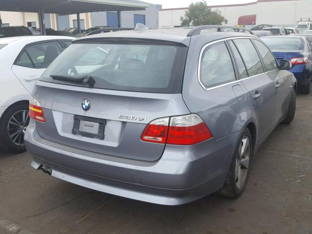 WBANN73596CN02016 - 2006 BMW 530 XIT GRAY photo 4