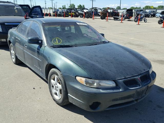 1G2WK52J3YF303620 - 2000 PONTIAC GRAND PRIX GREEN photo 1