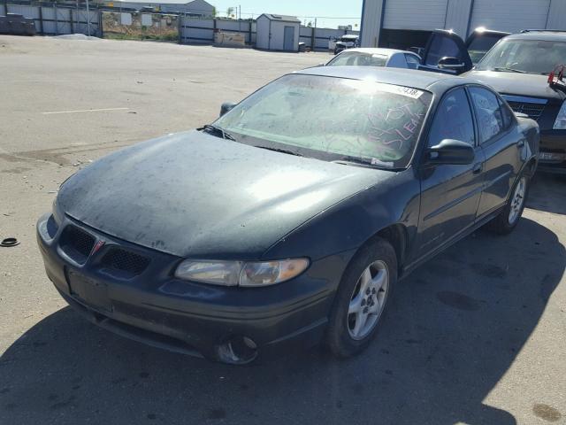 1G2WK52J3YF303620 - 2000 PONTIAC GRAND PRIX GREEN photo 2