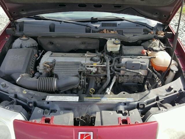 1G8AL52F74Z145803 - 2004 SATURN ION BURGUNDY photo 7