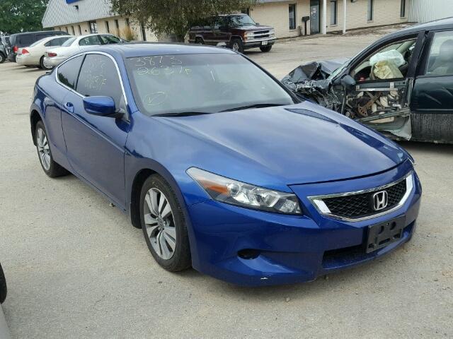 1HGCS12839A009378 - 2009 HONDA ACCORD EXL BLUE photo 1