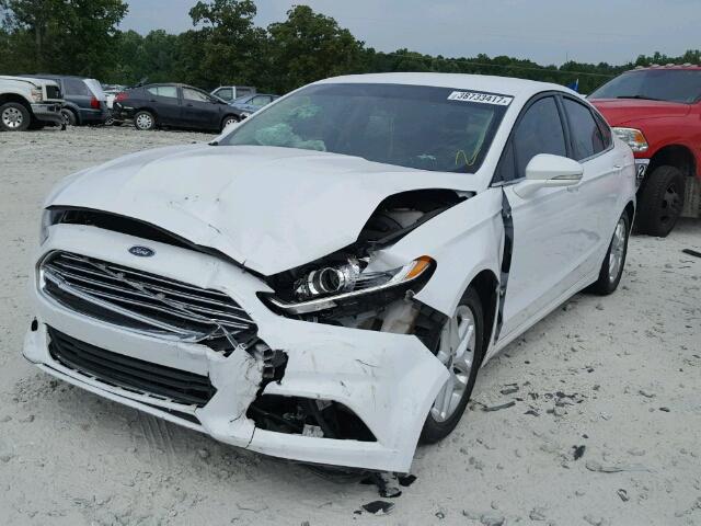 1FA6P0H72F5129737 - 2015 FORD FUSION WHITE photo 2