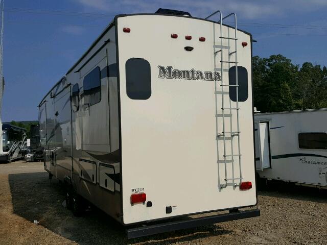 4YDF37924G4700229 - 2016 KEYSTONE MONTANA TAN photo 3