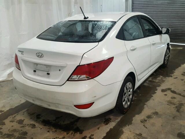 KMHCT4AE5FU899487 - 2015 HYUNDAI ACCENT GLS WHITE photo 4