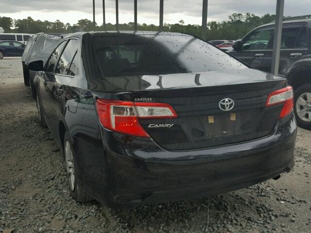 4T4BF1FK9ER361105 - 2014 TOYOTA CAMRY BLACK photo 3