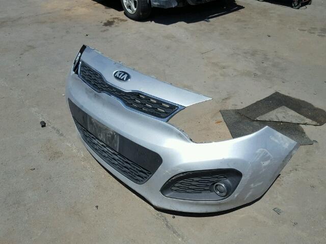 KNADN5A35D6240184 - 2013 KIA RIO EX SILVER photo 9