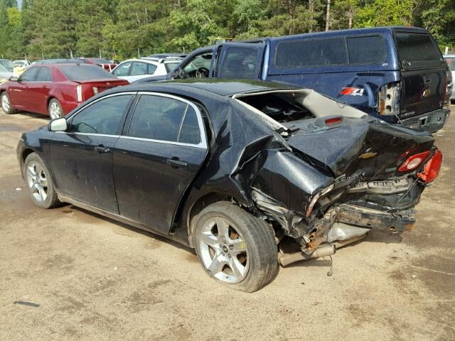 1G1ZC5E05AF210122 - 2010 CHEVROLET MALIBU BLACK photo 3