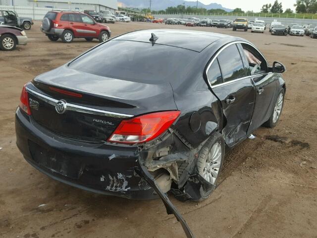 2G4GS5EK8C9125253 - 2012 BUICK REGAL PREM BLACK photo 4