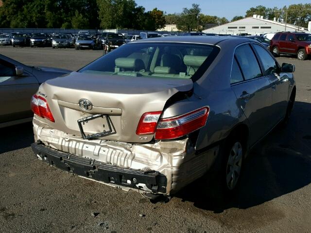 4T1BE46K97U546496 - 2007 TOYOTA CAMRY NEW GOLD photo 4