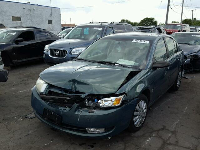 1G8AL58B96Z148869 - 2006 SATURN ION LEVEL GREEN photo 2