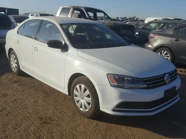 3VW167AJ7GM251508 - 2016 VOLKSWAGEN JETTA S WHITE photo 1