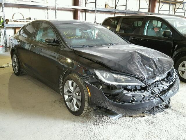 1C3CCCBG7FN614415 - 2015 CHRYSLER 200 BLACK photo 1