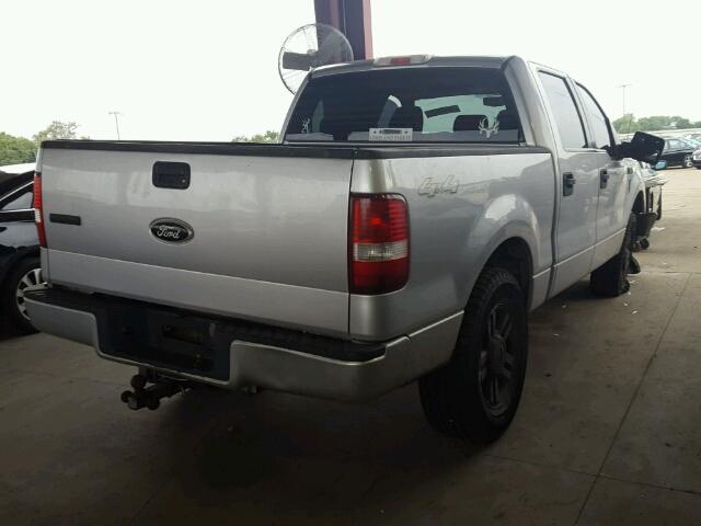 1FTPW14516FA45298 - 2006 FORD F150 SUPER SILVER photo 4