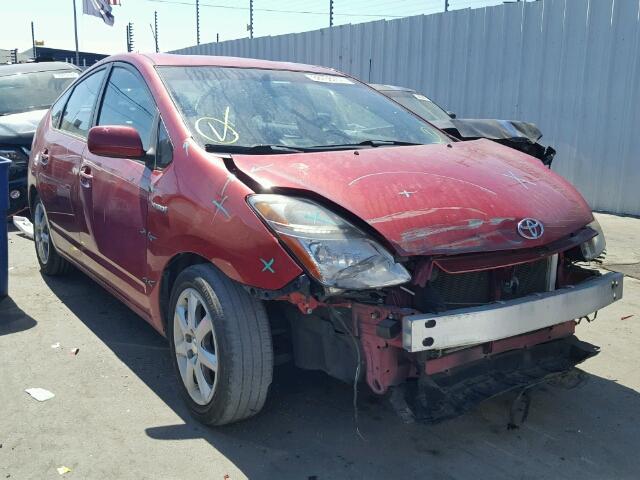 JTDKB20U897869144 - 2009 TOYOTA PRIUS RED photo 1