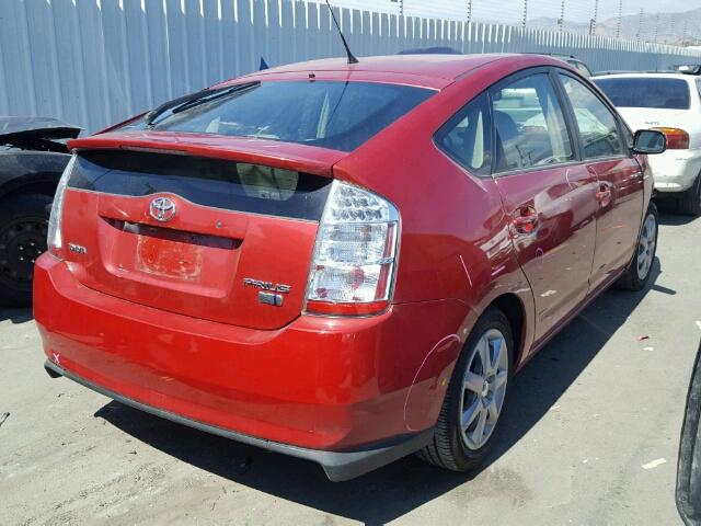 JTDKB20U897869144 - 2009 TOYOTA PRIUS 红色 照片 4