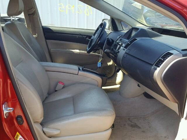JTDKB20U897869144 - 2009 TOYOTA PRIUS 红色 照片 5