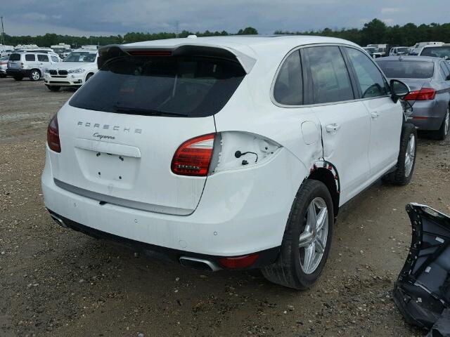 WP1AA2A28ELA97353 - 2014 PORSCHE CAYENNE WHITE photo 4