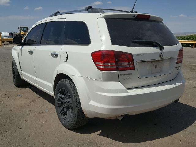 3D4PG9FV5AT234241 - 2010 DODGE JOURNEY R/ WHITE photo 3