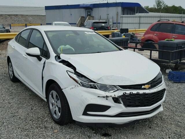 1G1BC5SMXH7215832 - 2017 CHEVROLET CRUZE LS WHITE photo 1