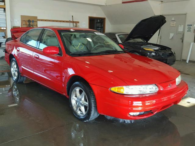 1G3NF52E6XC414192 - 1999 OLDSMOBILE ALERO GLS 红色 照片 1