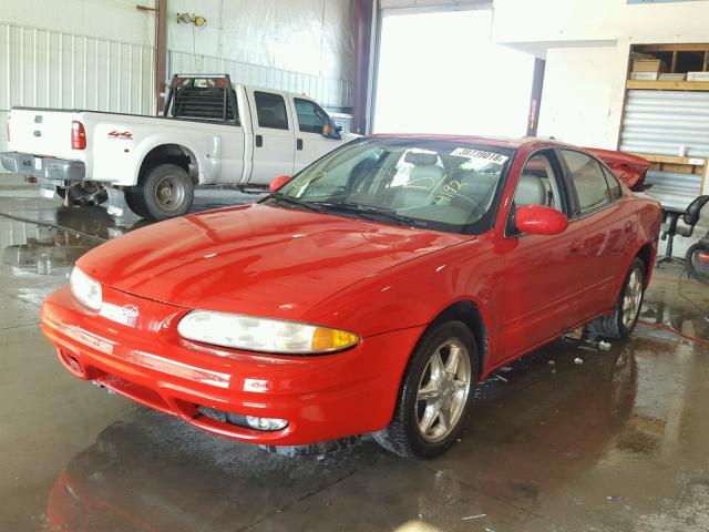 1G3NF52E6XC414192 - 1999 OLDSMOBILE ALERO GLS 红色 照片 2
