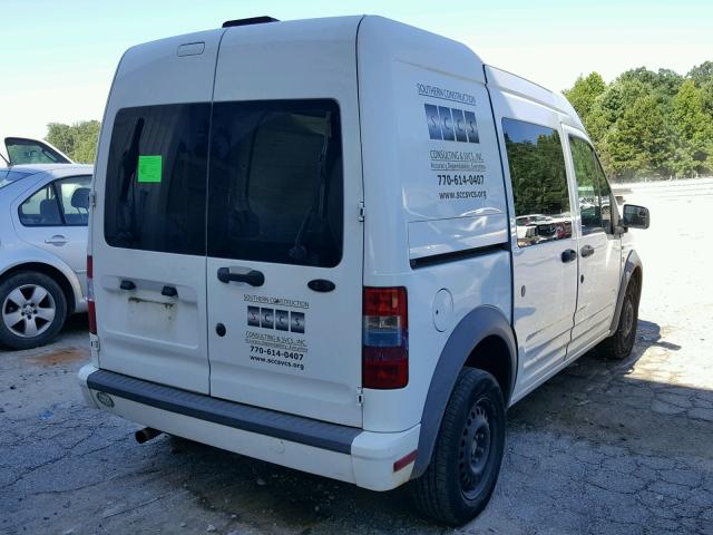 NM0LS7DN9BT052327 - 2011 FORD TRANSIT CO WHITE photo 4